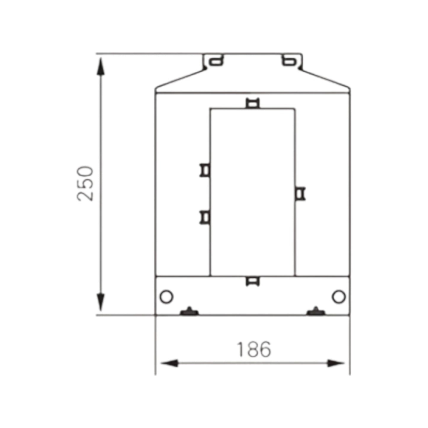 Dixsen 1500:5A Split Core Current Transformer Class 0.5 Burden 7.5 Window Size 81 x 160.5mm DBP-816 1500:5