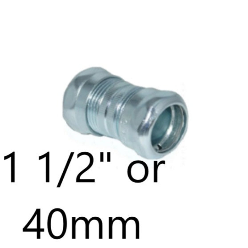Local 1 1/2 EMT Coupling Compression Type 40mm