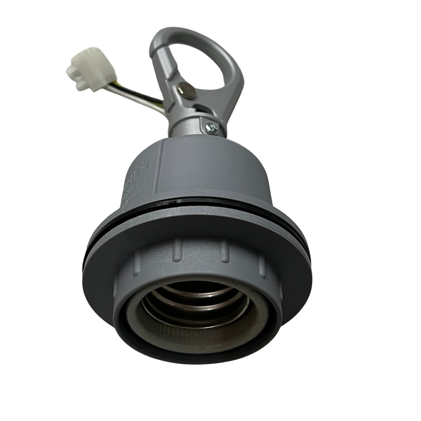 Omni Heavy Duty Lamp Holder E40, Outdoor E40 Socket Straight Lamp Holder with Hook