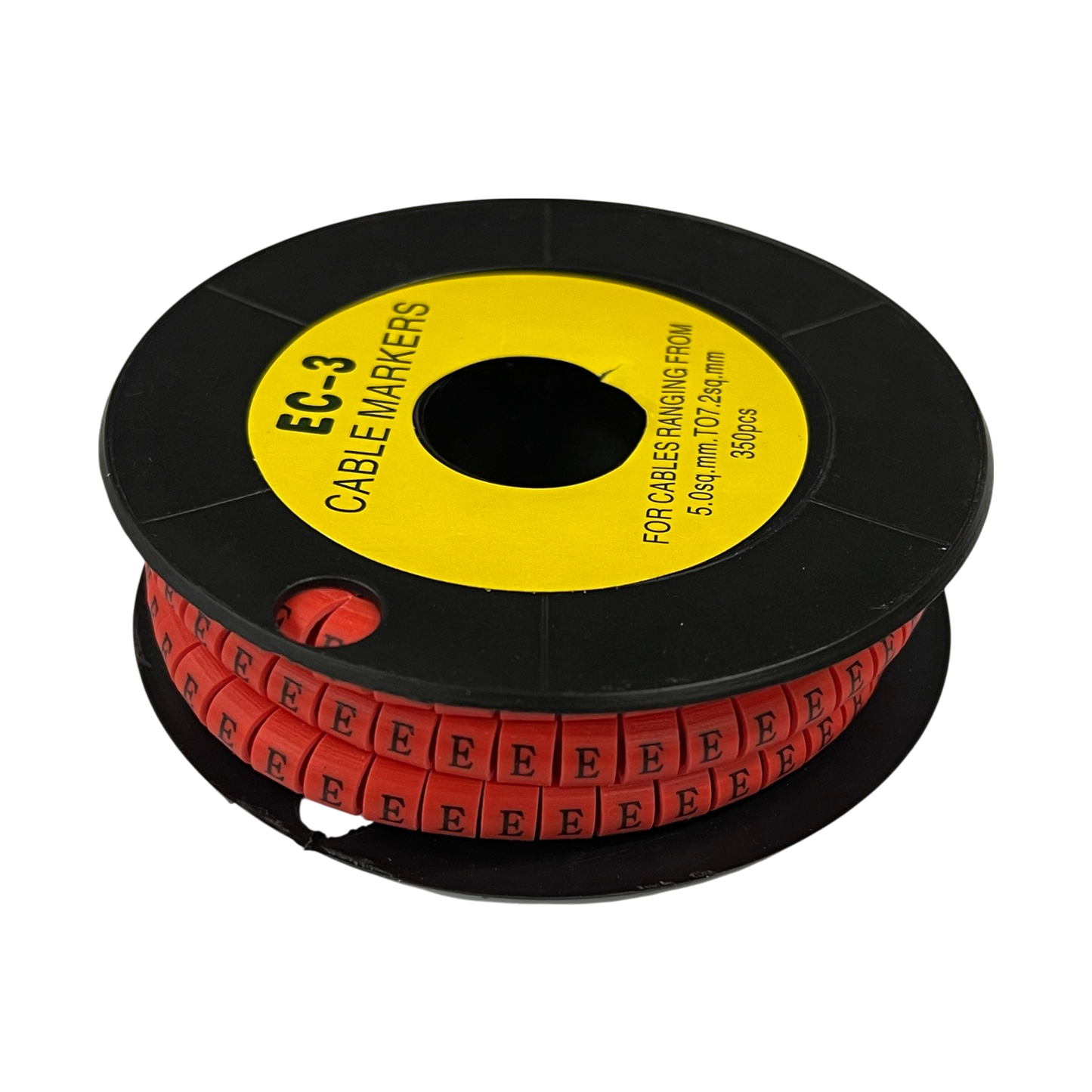 Grippes (E) Cable Marker Red 5.0mm to 7.2mm 350pcs