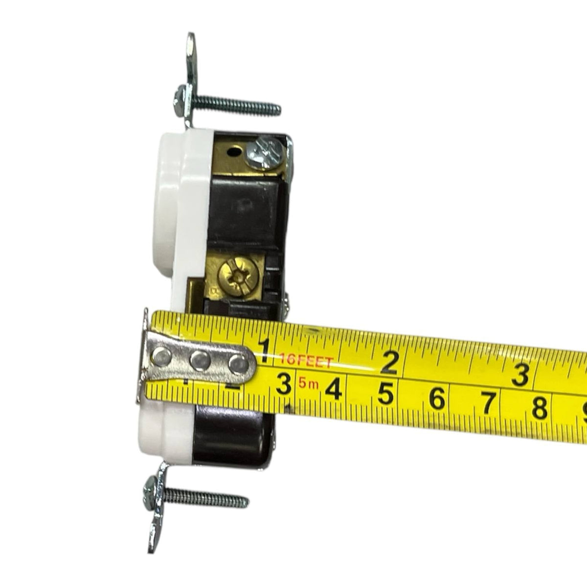 Eagle 2 Gang T-Slot Outlet with Ground 20A 250V CAT 877-IC
