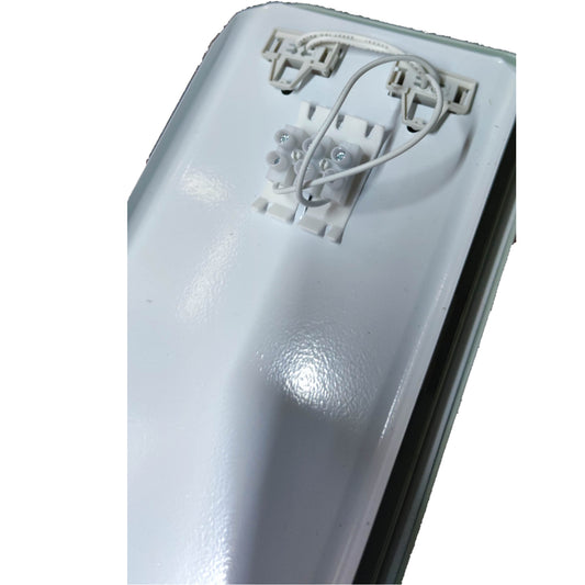 Ecolum 2x9W LED Daylight 6500K 220V with Opple 600mm Weatherproof Fixture Single Ended LED Fluorescent Tube RWP260+CFS01T8DL09X2