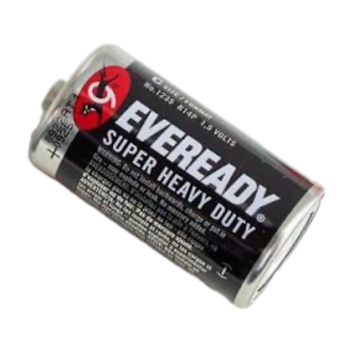 Eveready Size C Battery Black 1.5V DC Carbon Zinc 1235R14