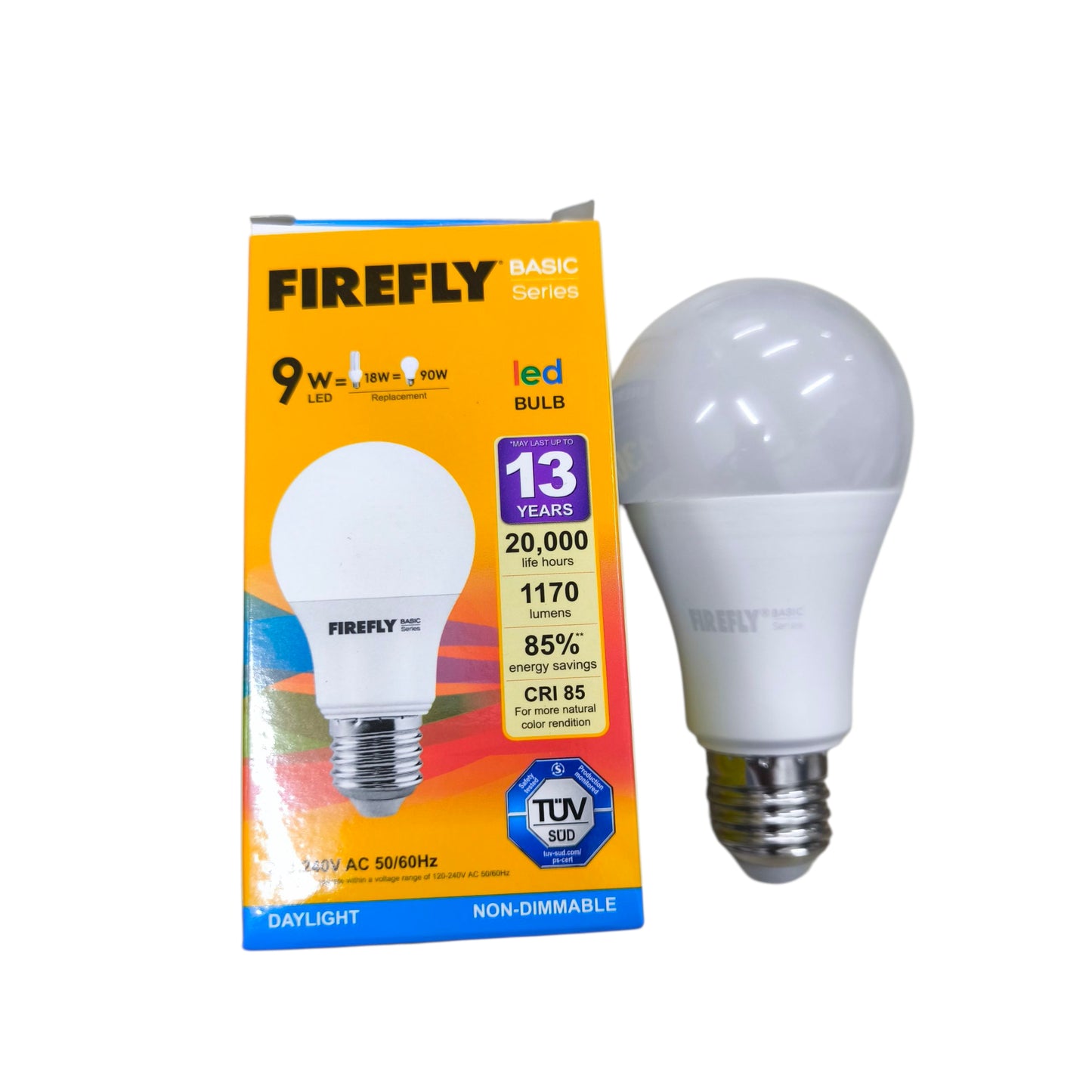 Firefly 9W LED Bulb E27 220V 6500K Daylight EBI109DL