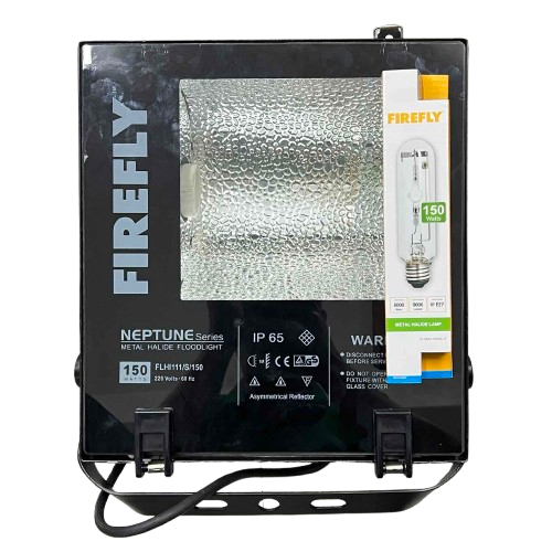 Firefly 150W Metal Halide Flood Light Fixture 220V Outdoor with E27 Lamp