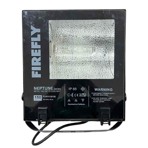 Firefly 150W Metal Halide Flood Light Fixture 220V Outdoor with E27 Lamp