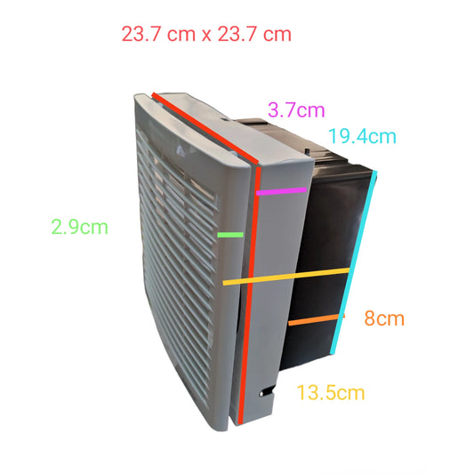 Firefly 6 Inches Wall Mounted Exhaust Fan with Back Cover 220V FEFW20/06W