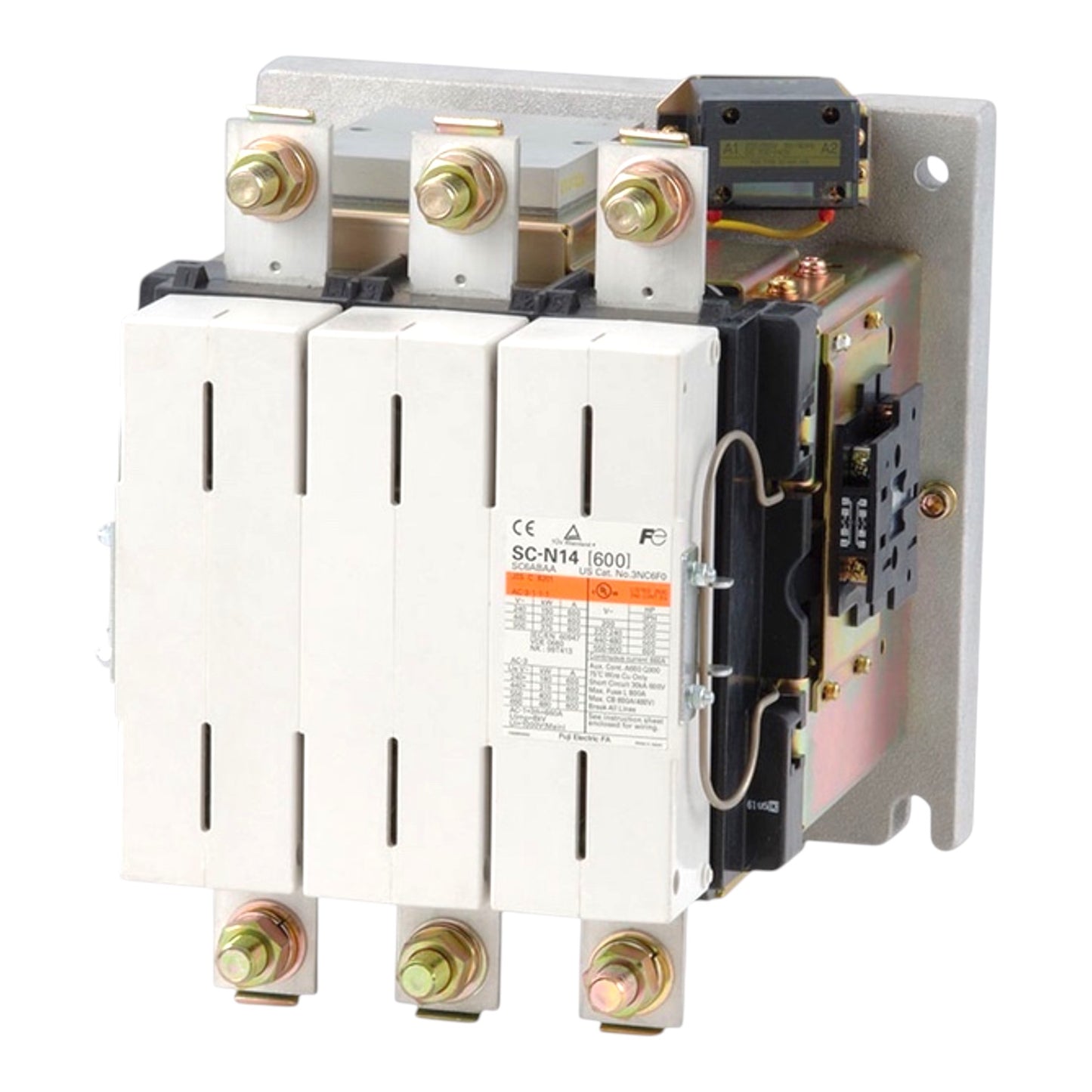 Fuji Magnetic Contactor SC-N14 Ith: 600A 5NO+2NC Coil Voltage 220V 110V 24V 48V
