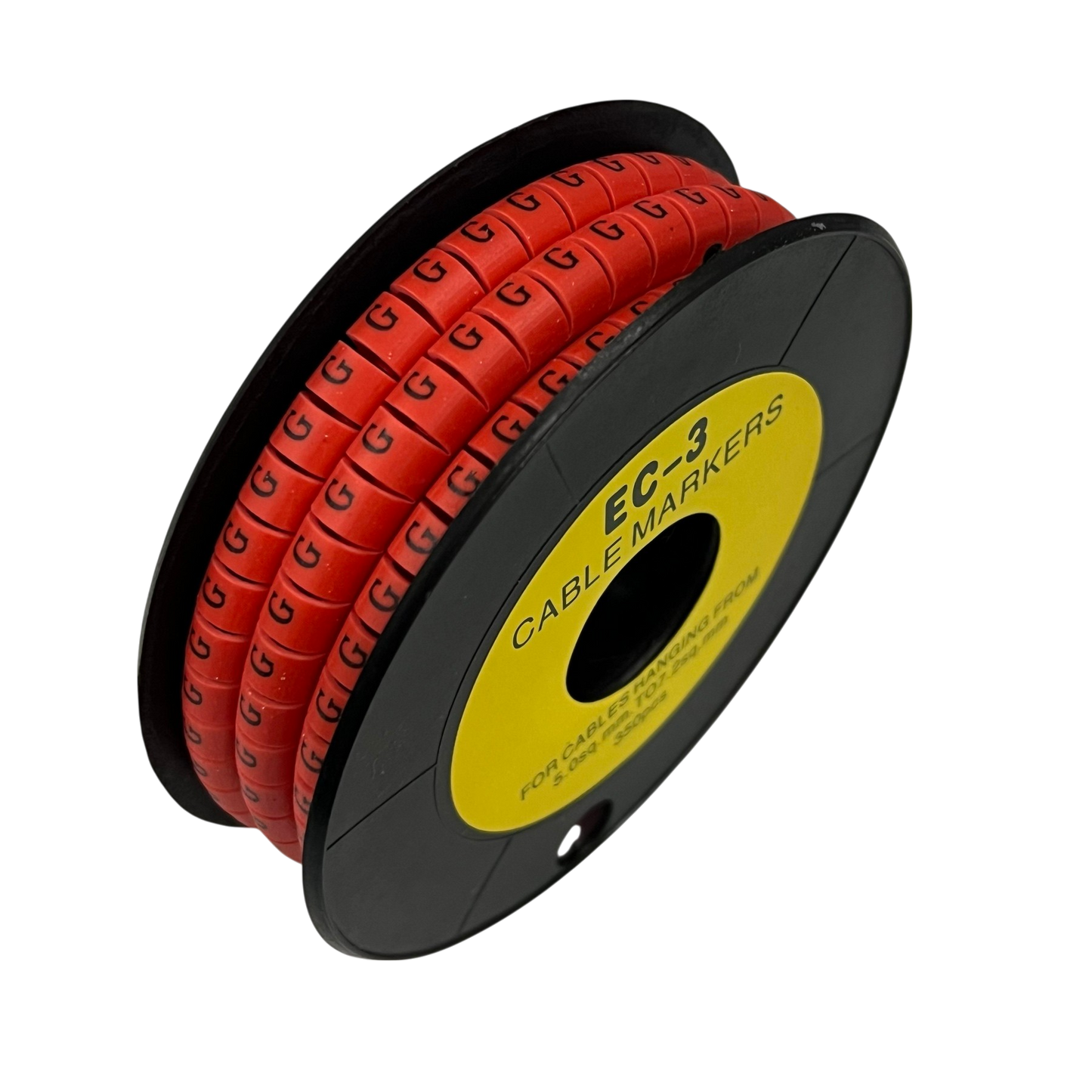 Grippes (G) Cable Marker Red 5.0mm to 7.2mm 350pcs