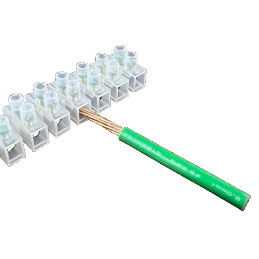 Grippes 10A 12 Pair PVC Terminal Block (4Pcs)
