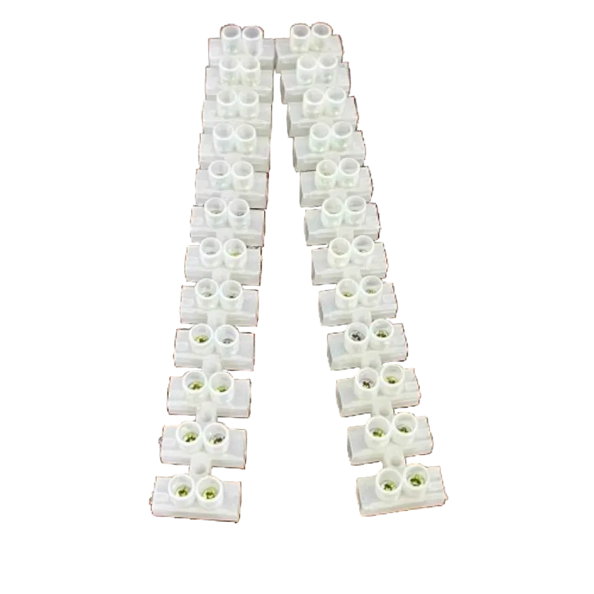 Grippes 30A 12 Pairs PVC Terminal Block (2PCS)
