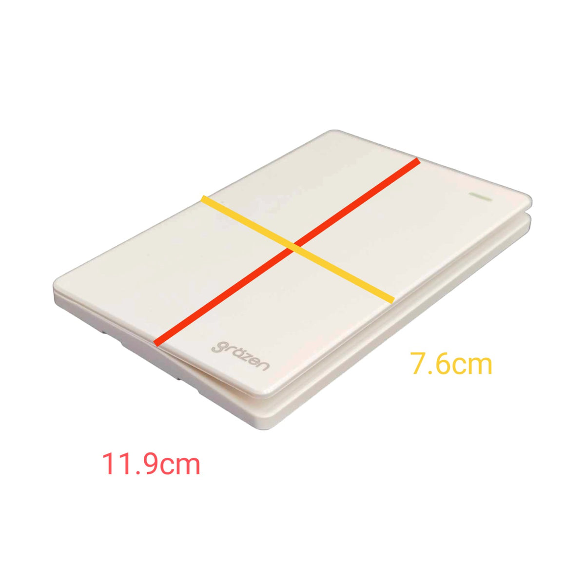 Grazen 1 Gang 1 Way with Plate Cover 16A 220v GW-001 Available in Black, White, Grey and Gold