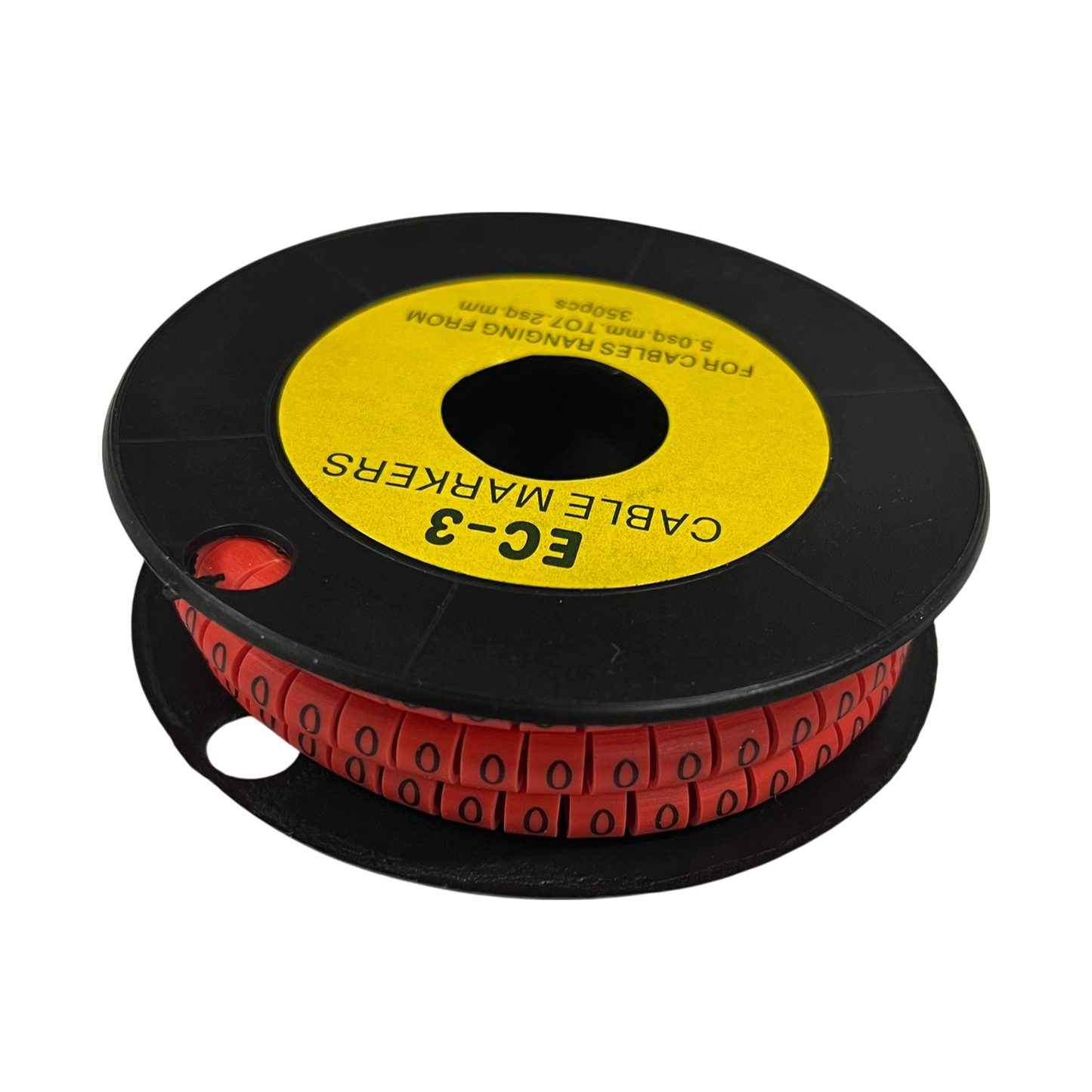 Grippes (0) Cable Marker Red 5.0mm to 7.2mm 350pcs