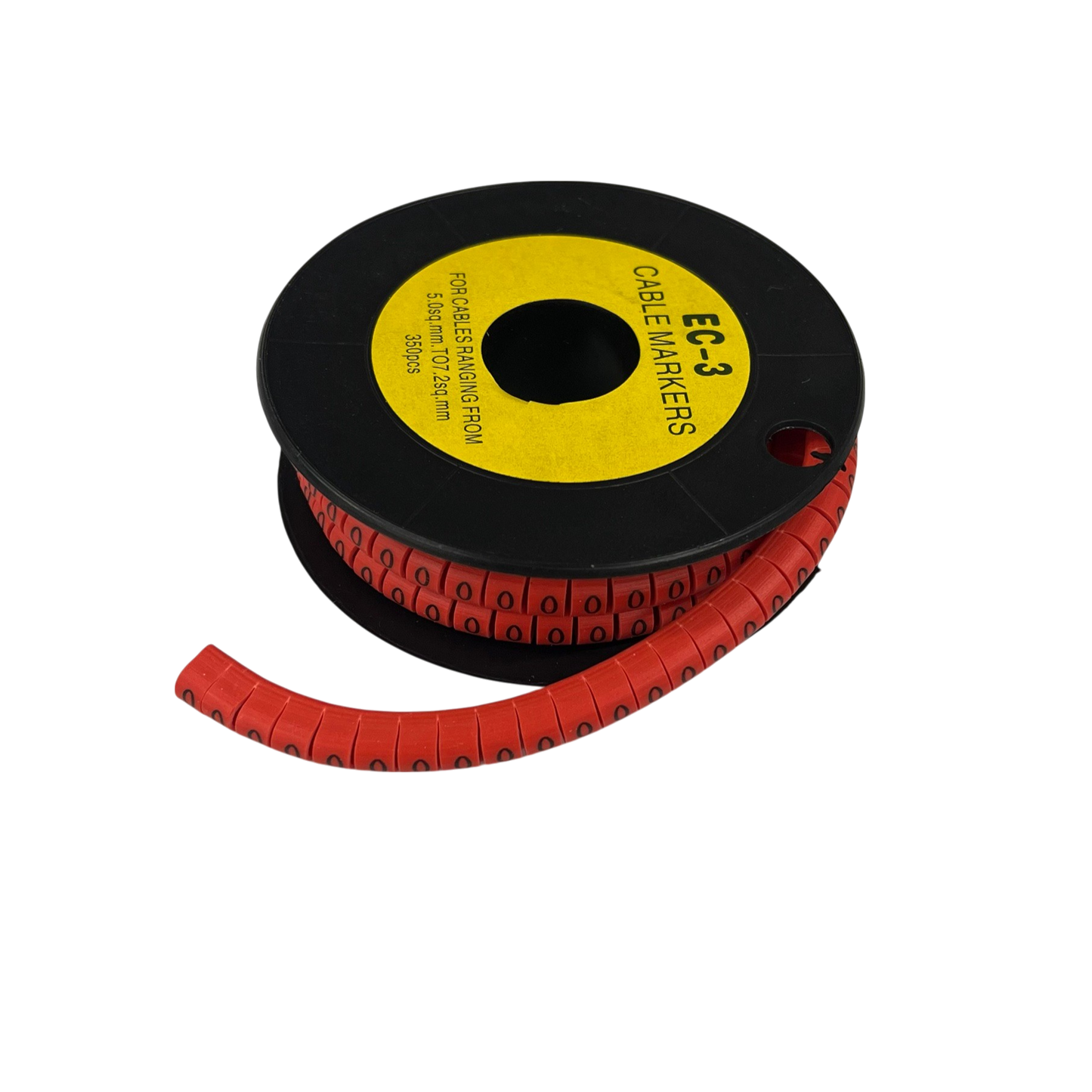 Grippes (0) Cable Marker Red 5.0mm to 7.2mm 350pcs