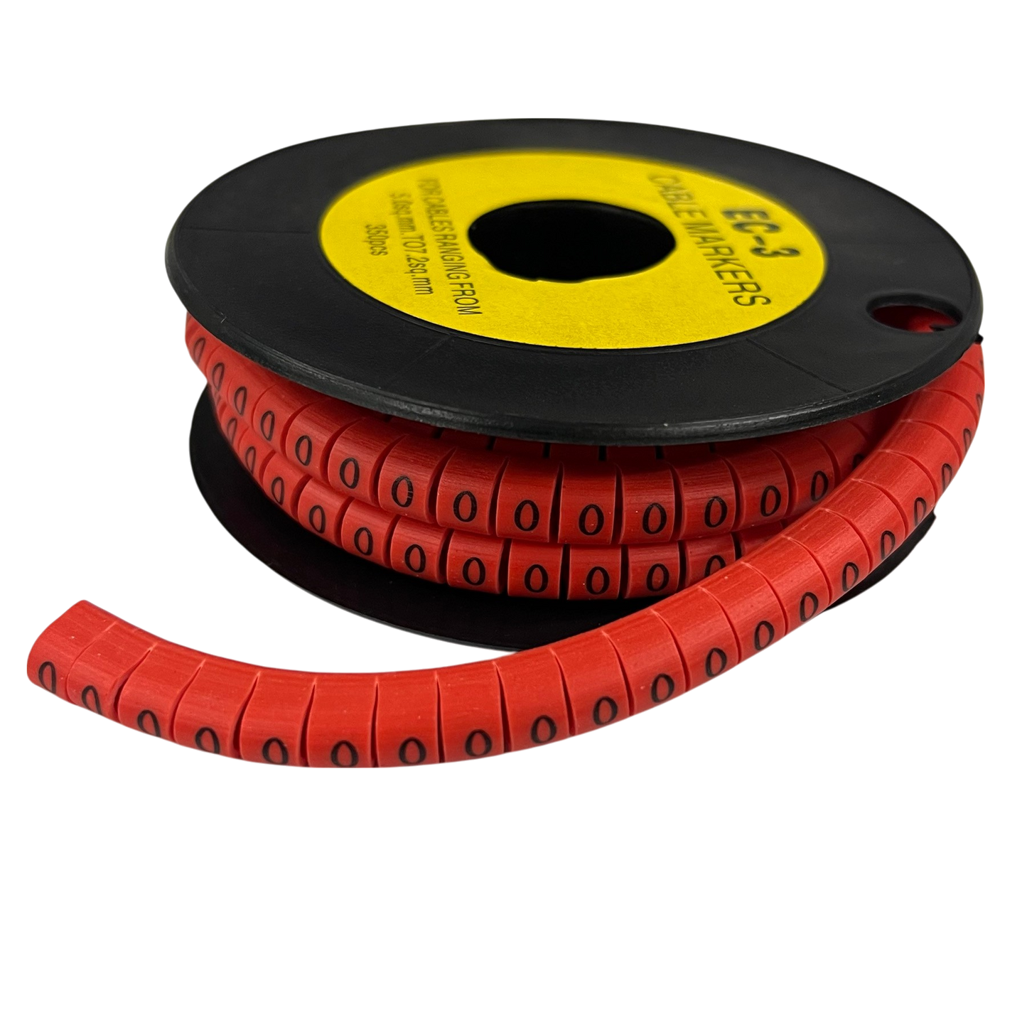 Grippes (0) Cable Marker Red 5.0mm to 7.2mm 350pcs