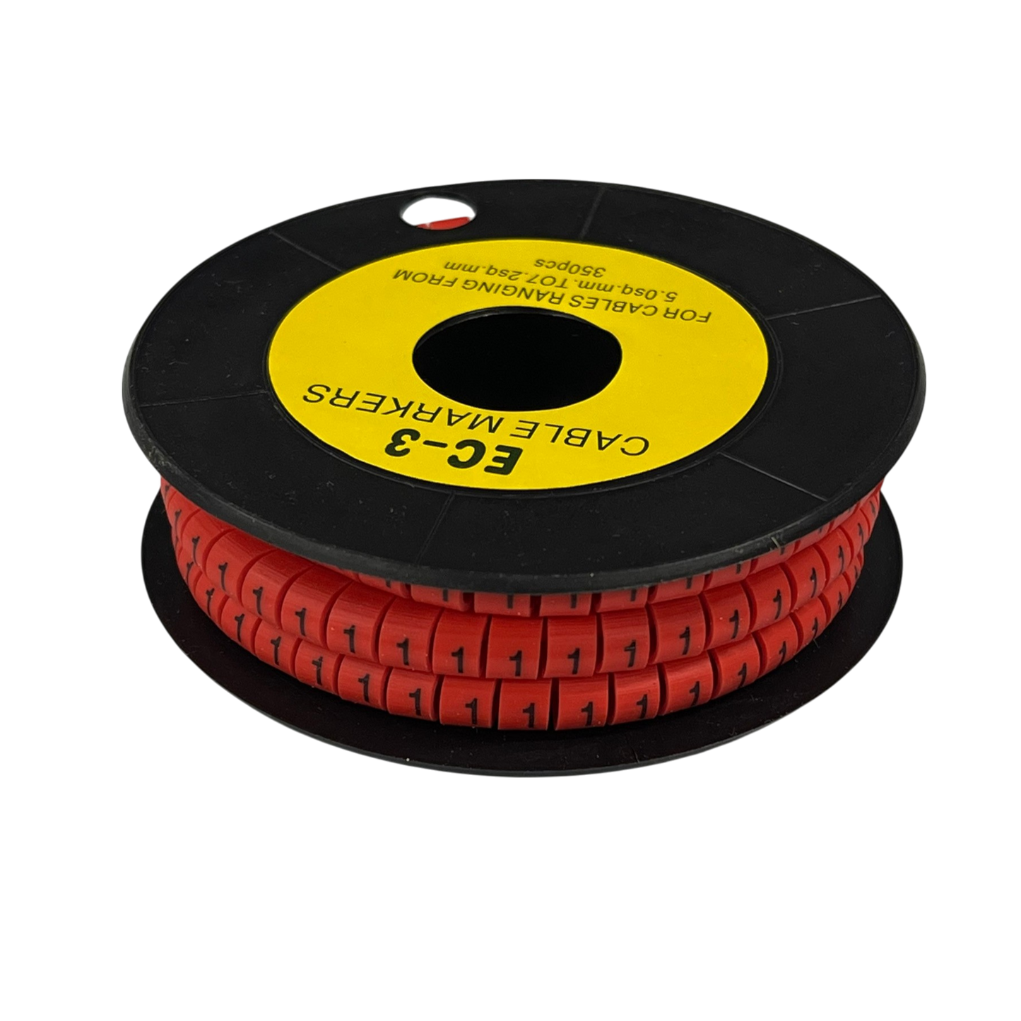 Grippes (1) Cable Marker Red 5.0mm to 7.2mm 350pcs