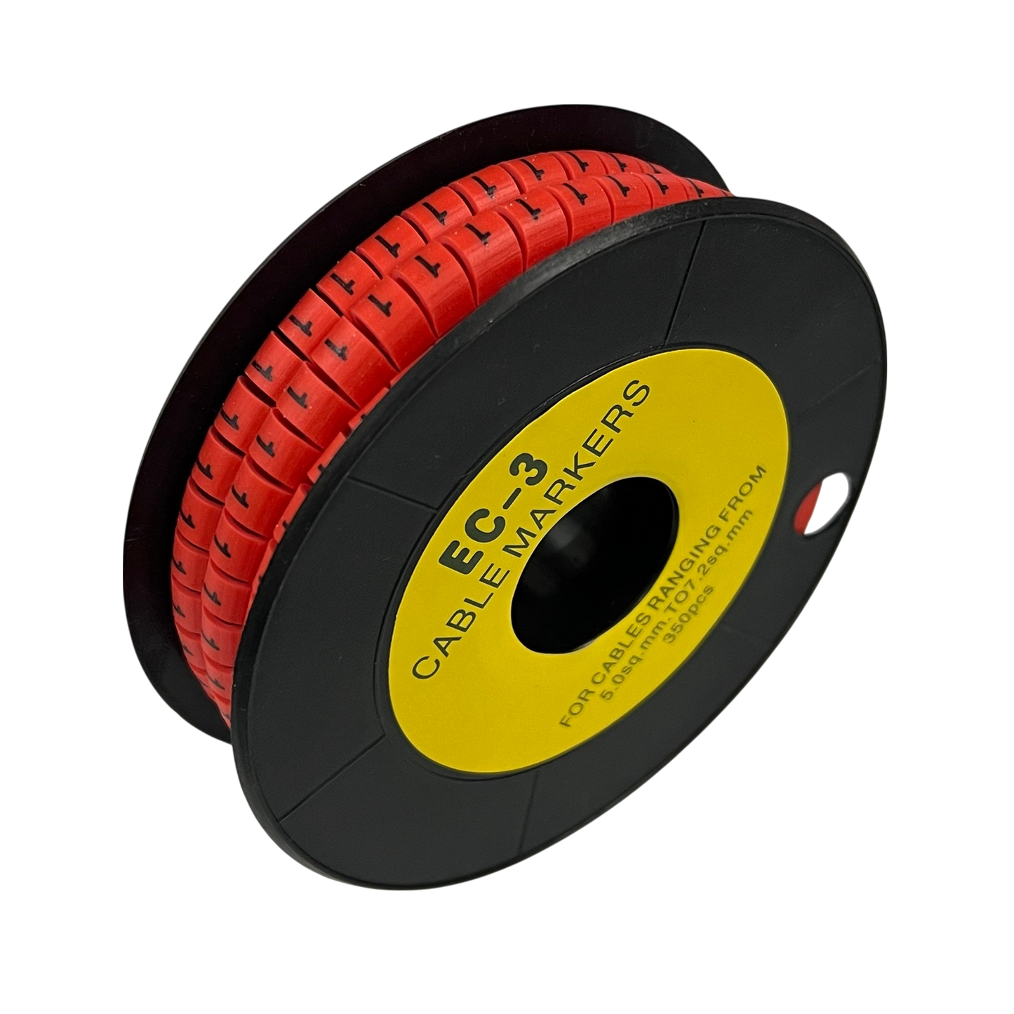 Grippes (1) Cable Marker Red 5.0mm to 7.2mm 350pcs