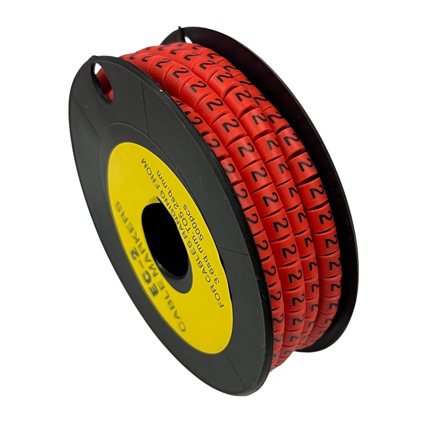 Grippes (2) Cable Marker 3.6mm to 5.2mm 500pcs per Roll Red