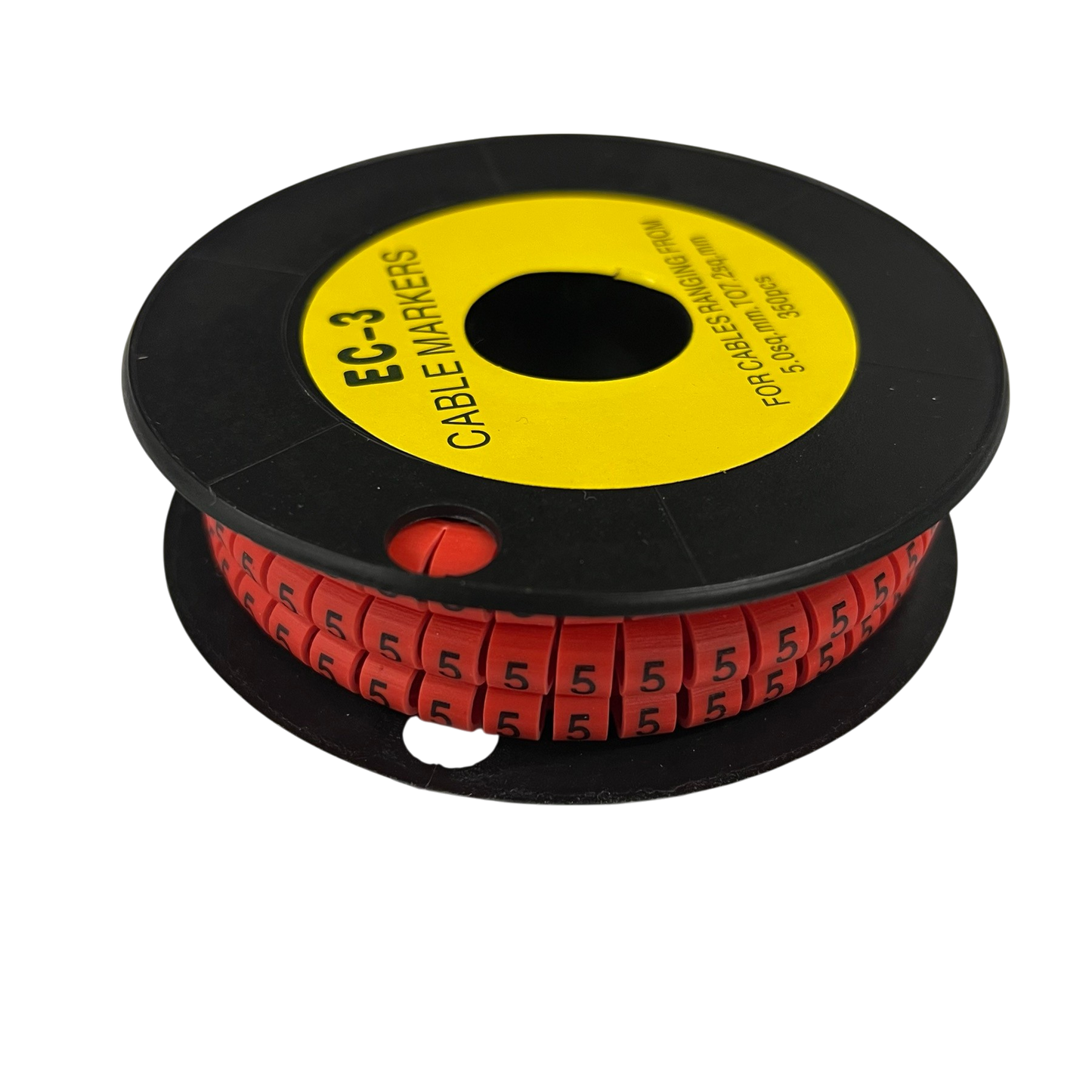 Grippes (5) Cable Marker Red 5.0mm to 7.2mm 350pcs