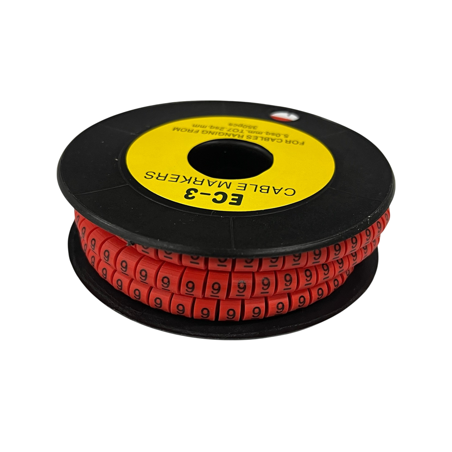 Grippes (9) Cable Marker Red 5.0mm to 7.2mm 350pcs
