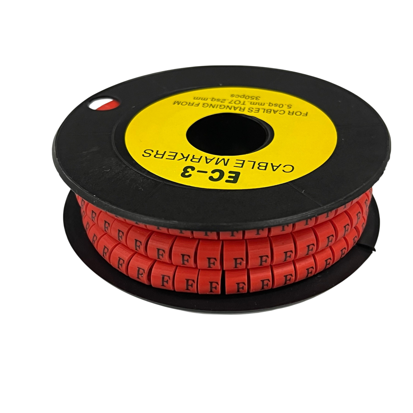 Grippes (F) Cable Marker Red 5.0mm to 7.2mm 350pcs