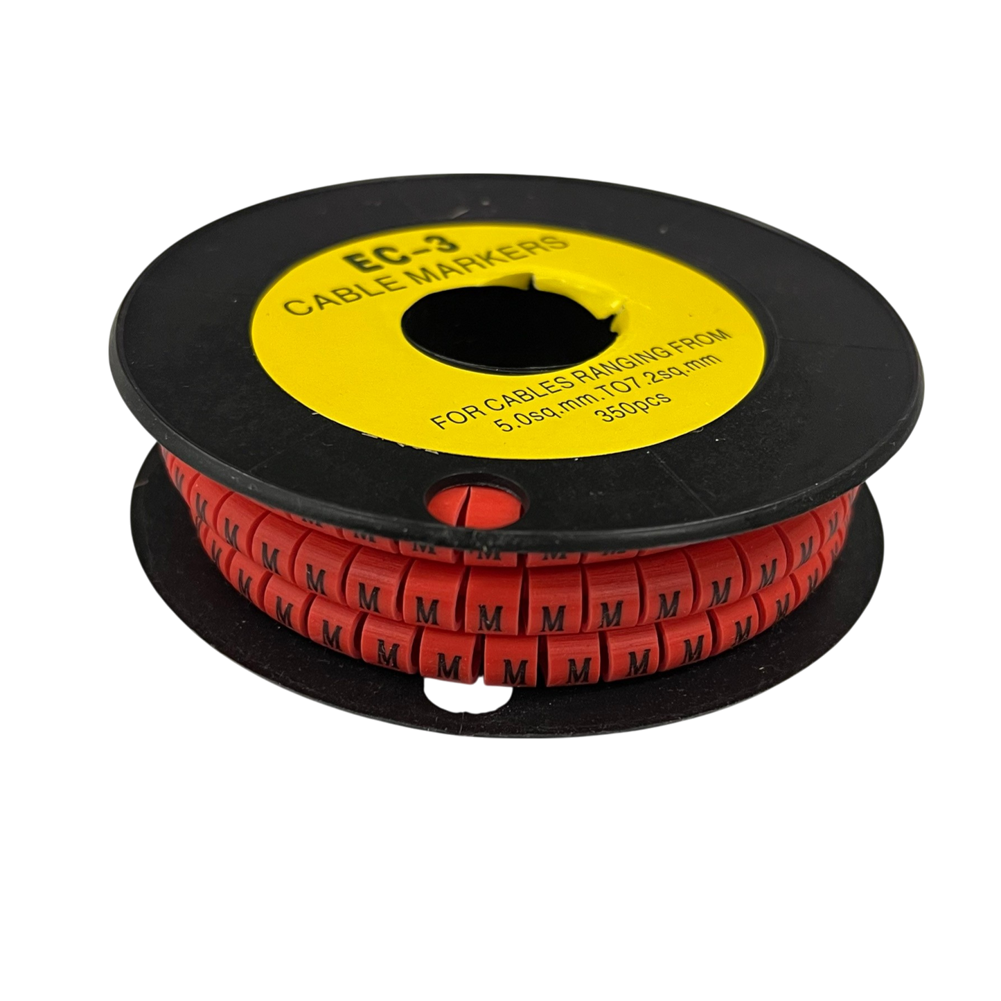Grippes (M) Cable Marker Red 5.0mm to 7.2mm 350pcs