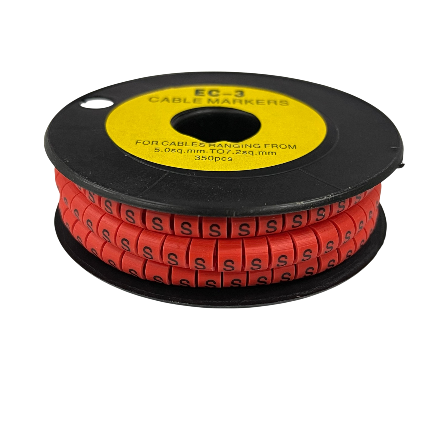 Grippes (S) Cable Marker Red 5.0mm to 7.2mm 350pcs