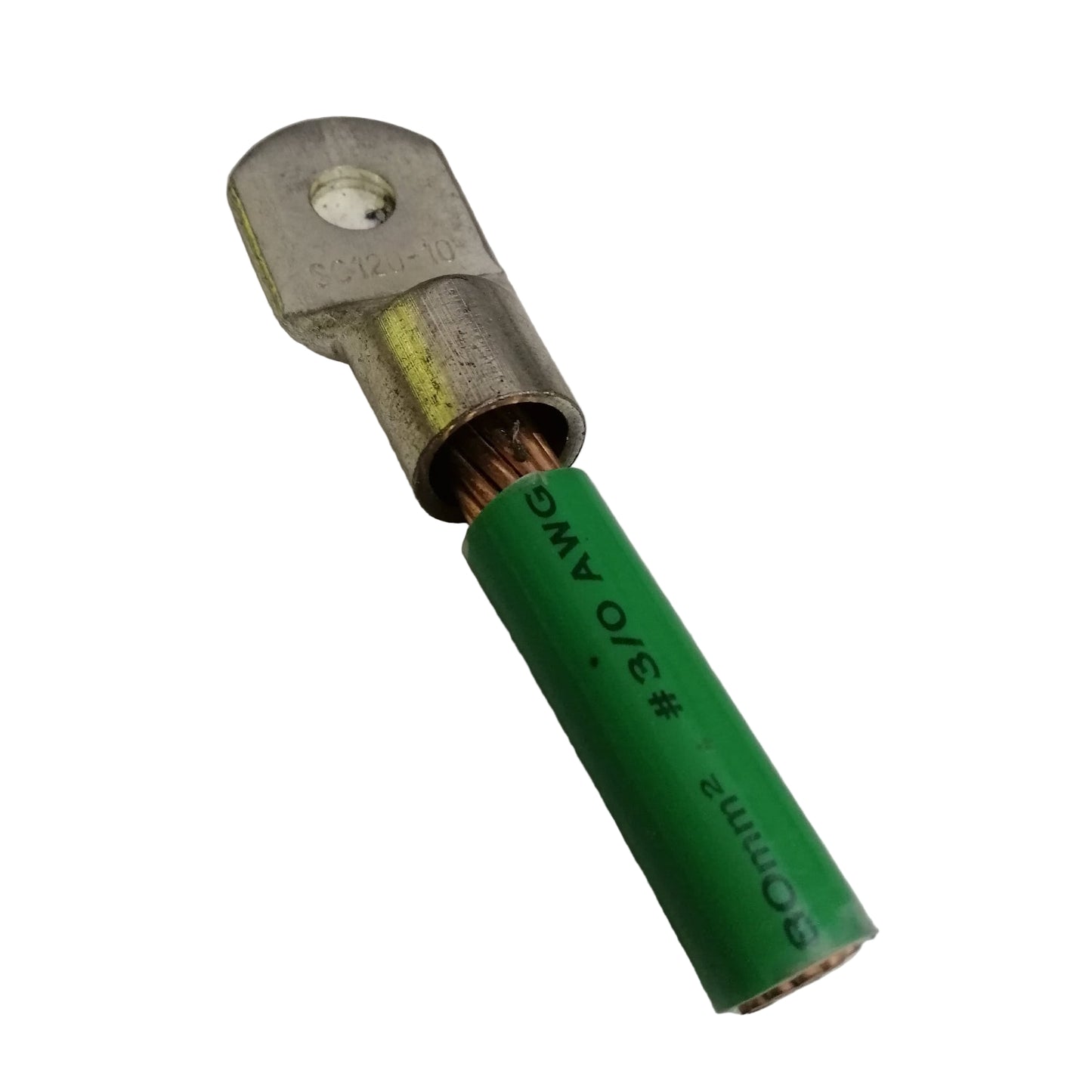 Grippes Short Barrel 1 Hole Terminal Lugs for 80mm² Wire size 10mm stud size