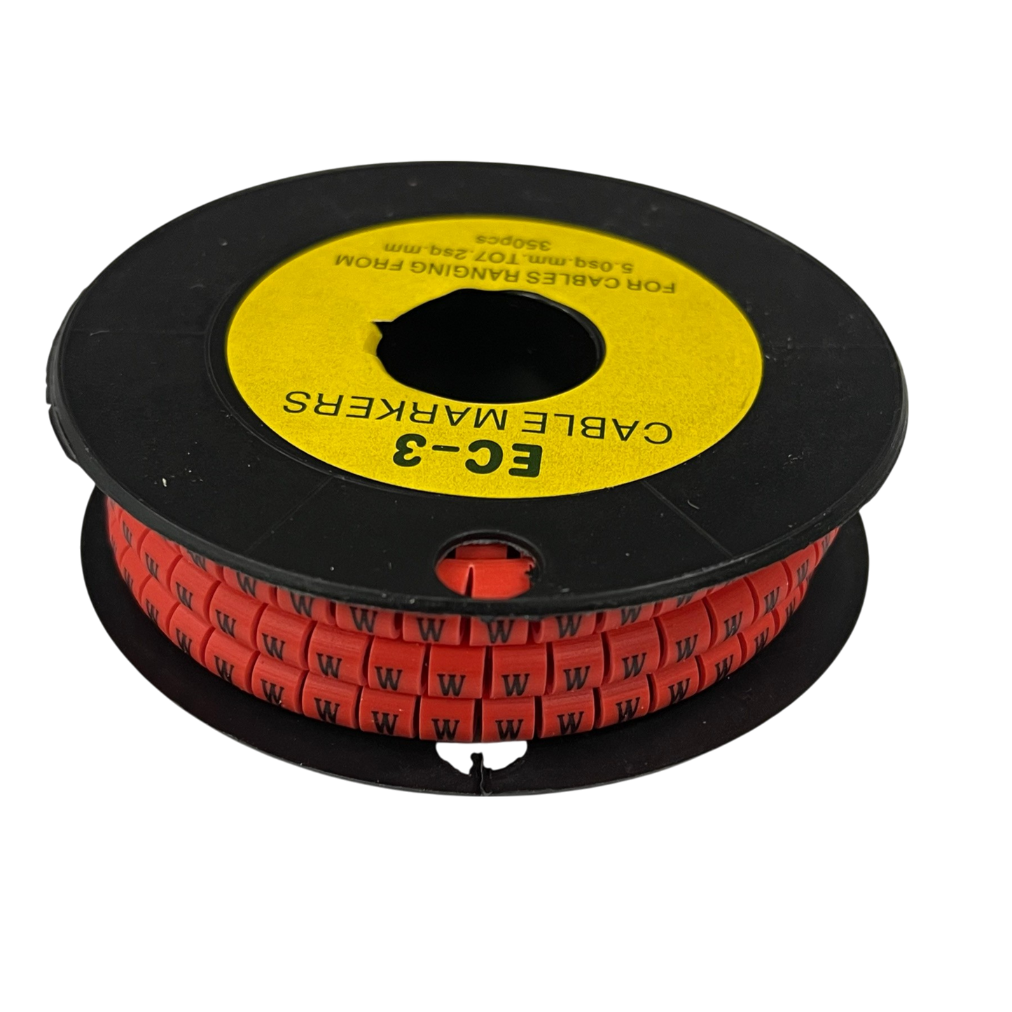 Grippes (W) Cable Marker Red 5.0mm to 7.2mm 350pcs