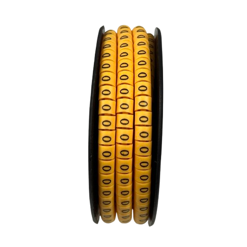 Grippes (0) Cable Marker 3.6mm to 5.2mm Color Yellow 1roll 500pcs) EC-2Y