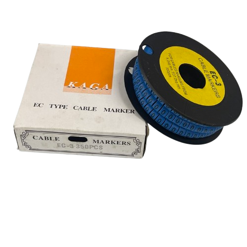 Grippes (0) Cable Marker 5.0mm to 7.2mm (350pcs) Blue EC-3B(0)