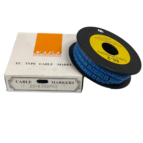 Grippes (1) Cable Marker 5.0mm to 7.2mm (350pcs) Blue EC-3B(1)