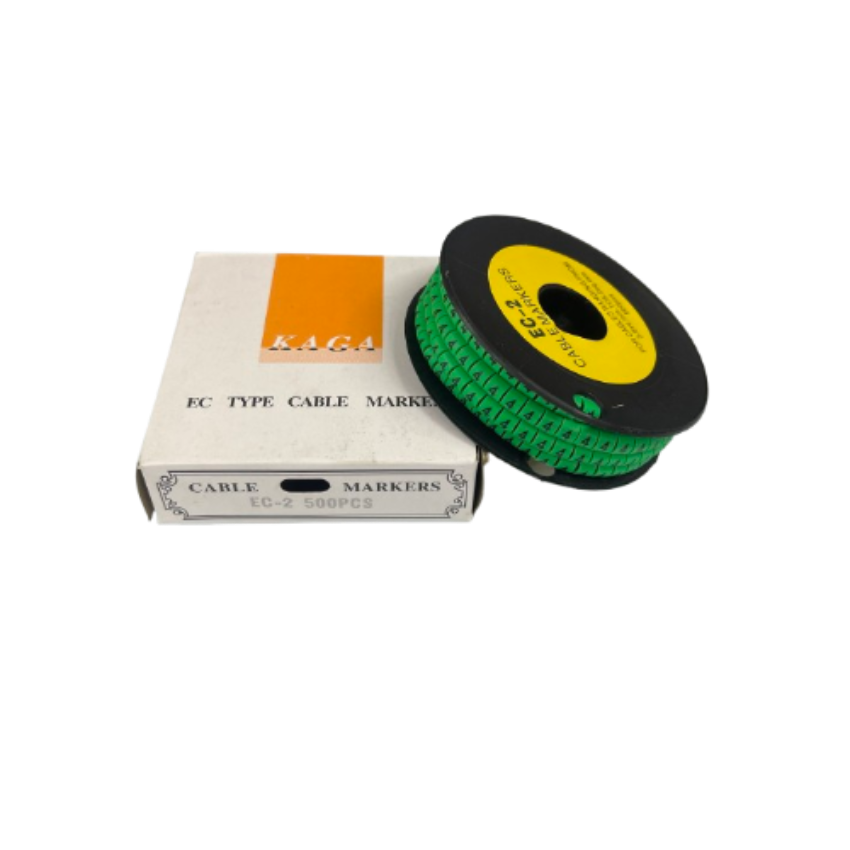 Grippes (4) Cable Marker 3.6mm to 5.2mm 500pcs EC-2G Wire Tagging
