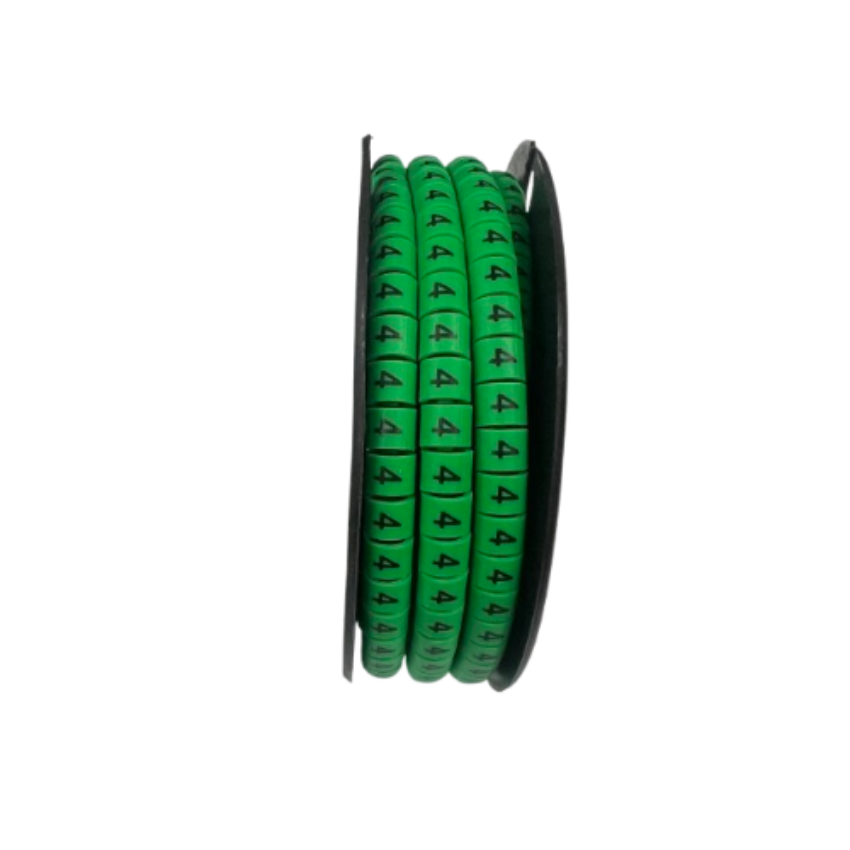 Grippes (4) Cable Marker 3.6mm to 5.2mm 500pcs EC-2G Wire Tagging