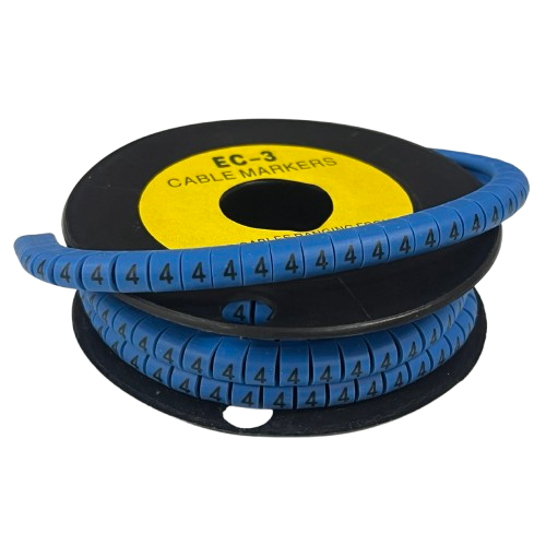 Grippes (4) Cable Marker 5.0mm to 7.2mm (350pcs) Blue