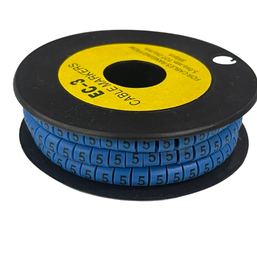 Grippes (5) Cable Marker 5.0mm to 7.2mm (350pcs) Blue