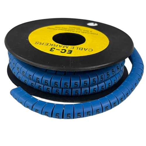 Grippes (5) Cable Marker 5.0mm to 7.2mm (350pcs) Blue