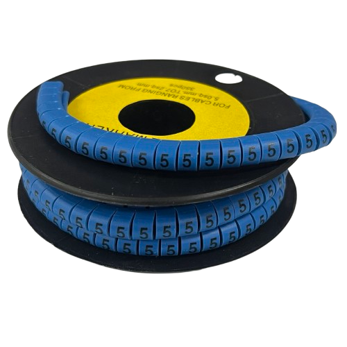 Grippes (5) Cable Marker 5.0mm to 7.2mm (350pcs) Blue