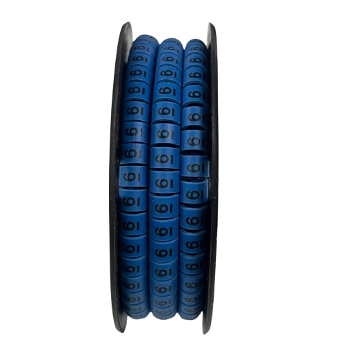 Grippes (6) Cable Marker 5.0mm to 7.2mm (350pcs) Blue