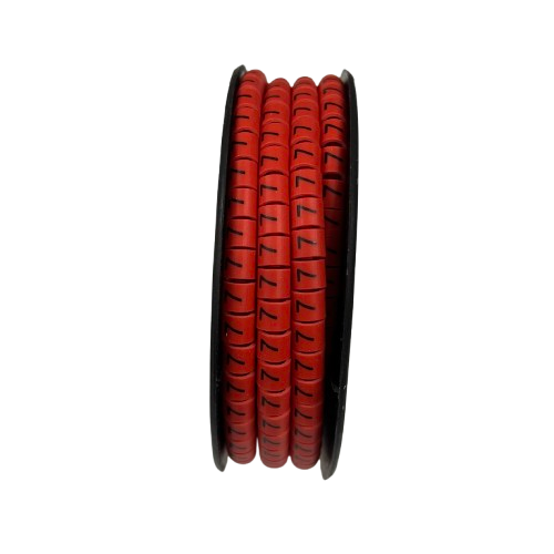 Grippes (7) Cable Marker 3.6mm to 5.2mm 500pcs per Roll Red