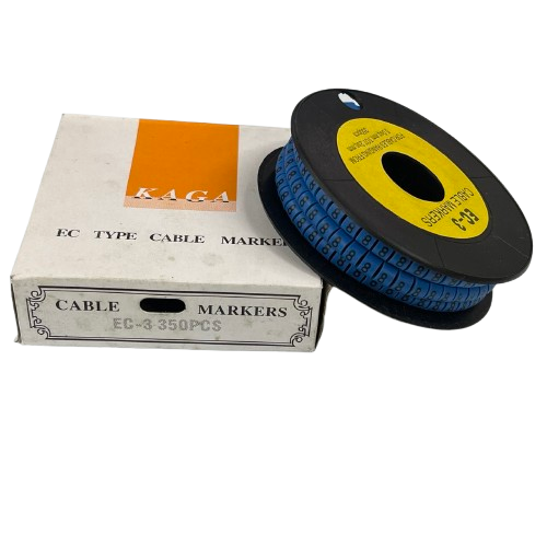 Grippes (8) Cable Marker 5.0mm to 7.2mm (350pcs) Blue