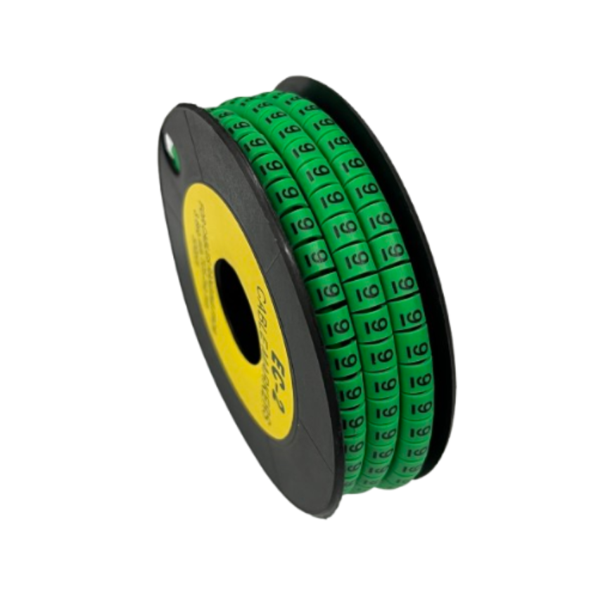 Grippes (9) Cable Marker 3.6mm to 5.2mm 500pcs EC-2G Wire Tagging