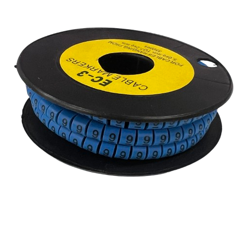 Grippes (9) Cable Marker 5.0mm to 7.2mm (350pcs) Blue