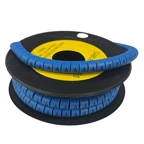 Grippes (A) Cable Marker 5.0mm to 7.2mm (350pcs) Blue EC-3B(A)