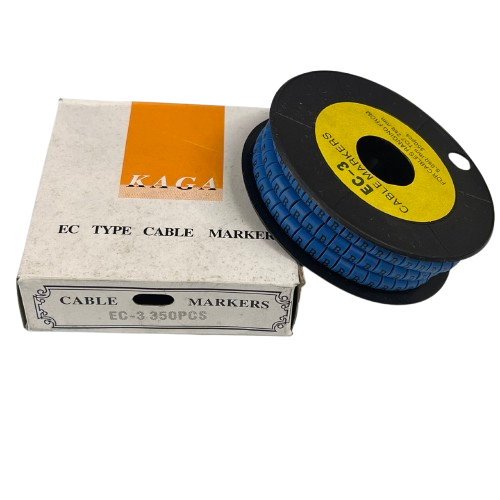Grippes (B) Cable Marker 5.0mm to 7.2mm (350pcs) Blue