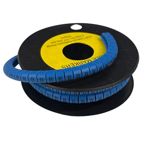 Grippes (B) Cable Marker 5.0mm to 7.2mm (350pcs) Blue