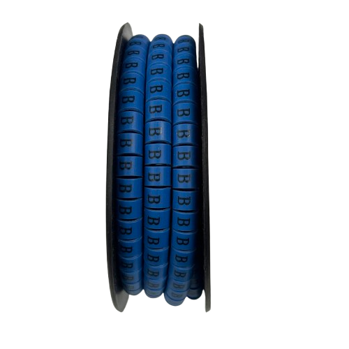 Grippes (B) Cable Marker 5.0mm to 7.2mm (350pcs) Blue