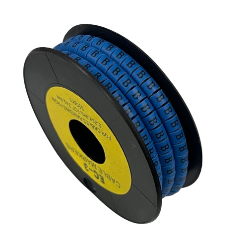 Grippes (B) Cable Marker 5.0mm to 7.2mm (350pcs) Blue
