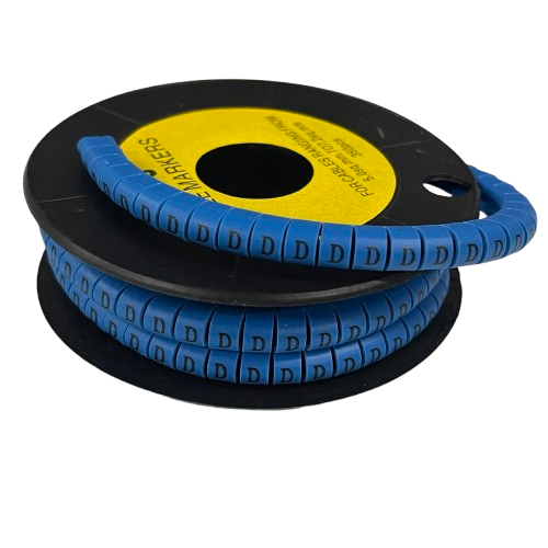 Grippes (D) Cable Marker 5.0mm to 7.2mm (350pcs) Blue EC-3B(D)