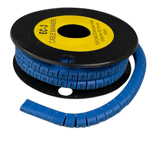 Grippes (E) Cable Marker 5.0mm to 7.2mm (350pcs) Blue EC-3B(E)
